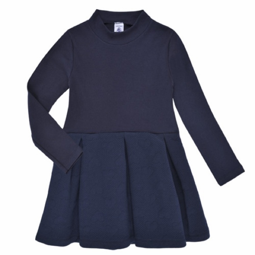 Petit Bateau Jacquard Heart Dress